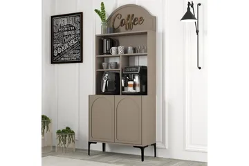 Kaffebarskåp Hazim Två Atlas / Svart - Atlas / Svart - Förvaring - Skåp - Barskåp