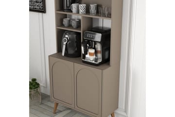 Kaffebarskåp Hazim Två Atlas / Valnöt - Atlas / Valnöt - Förvaring - Skåp - Barskåp