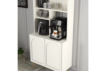 Kaffebarskåp Hazim Två Gräddfärgad / Rany - Gräddfärgad / Rany - Förvaring - Skåp - Barskåp