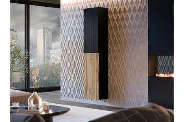 Kangana Highboard - Brun/Svart - Förvaring - Skåp - Förvaringsskåp
