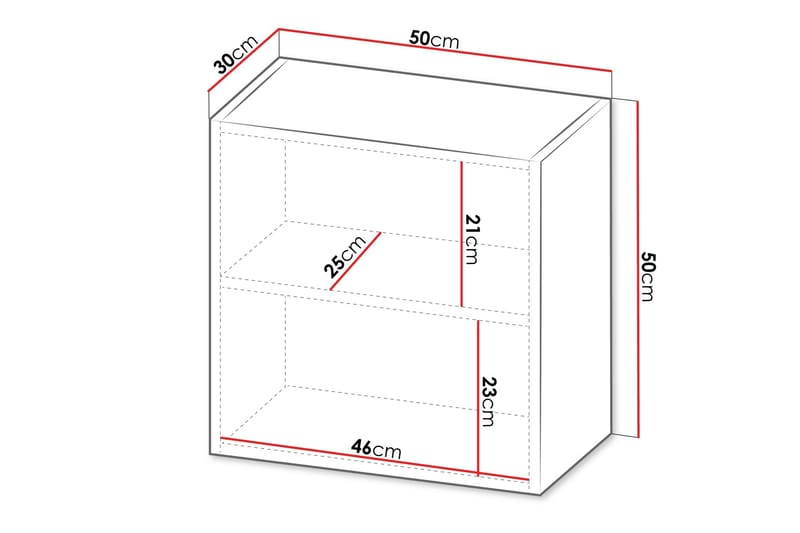 Kangana Highboard - Svart - Förvaring - Skåp - Förvaringsskåp