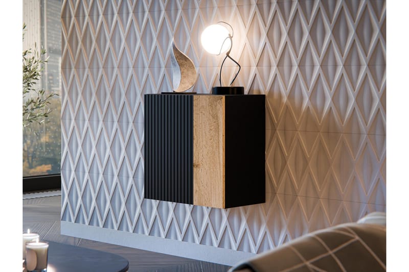 Kangana Highboard - Svart/Brun - Förvaring - Skåp - Förvaringsskåp