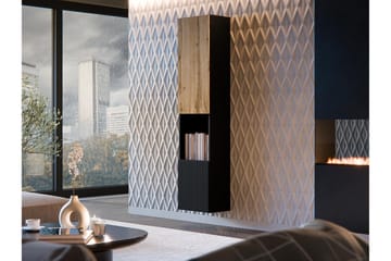 Kangana Highboard - Svart/Brun - Förvaring - Skåp - Förvaringsskåp