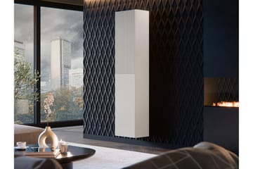 Kangana Vitrinskåp 40x180 cm - Beige - Förvaring - Skåp - Vitrinskåp