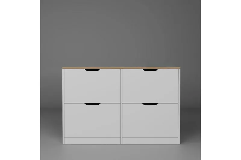 Kiichi Skoskåp 120,5 cm - Valnöt - Förvaring - Skåp - Förvaringsskåp