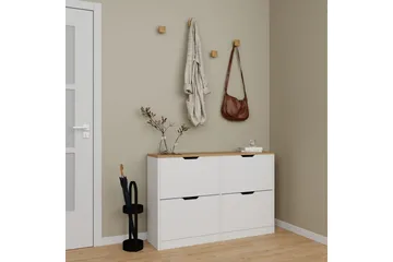 Kiichi Skoskåp 120,5 cm - Valnöt - Förvaring - Skåp - Förvaringsskåp