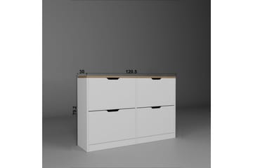 Kiichi Skoskåp 120,5 cm - Valnöt - Förvaring - Skåp - Förvaringsskåp