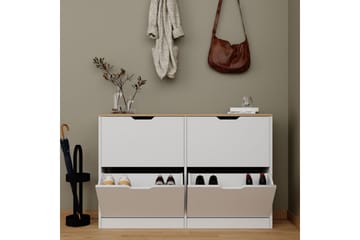 Kiichi Skoskåp 120,5 cm - Valnöt - Förvaring - Skåp - Förvaringsskåp