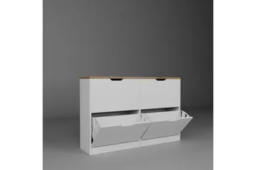 Kiichi Skoskåp 120,5 cm - Valnöt - Förvaring - Skåp - Förvaringsskåp