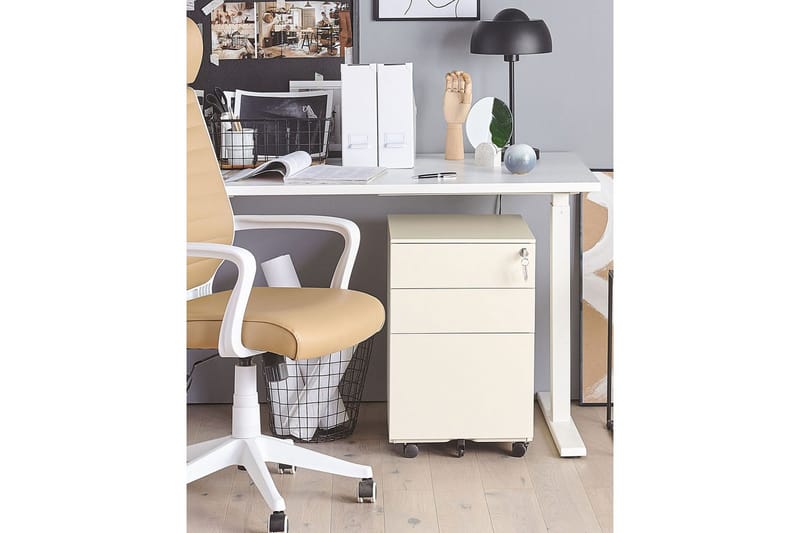 Kontorsskåp Cami Beige - Beige - Förvaring - Skåp - Förvaringsskåp