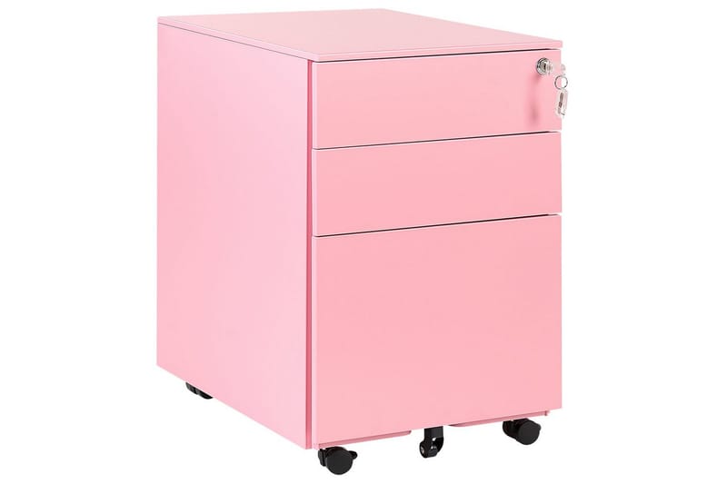 Kontorsskåp Cami Rosa - Rosa - Förvaring - Skåp - Förvaringsskåp