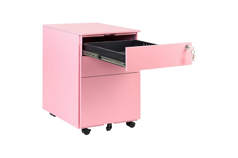 Kontorsskåp Cami Rosa - Rosa - Förvaring - Skåp - Förvaringsskåp