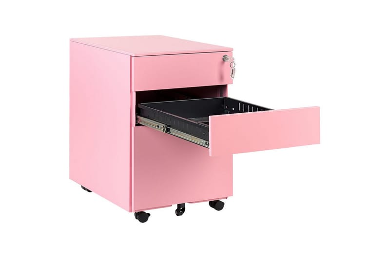 Kontorsskåp Cami Rosa - Rosa - Förvaring - Skåp - Förvaringsskåp