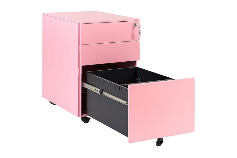 Kontorsskåp Cami Rosa - Rosa - Förvaring - Skåp - Förvaringsskåp
