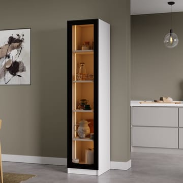 Kuro Kaffebord 40x190x42 cm - Vit - Förvaring - Skåp - Vitrinskåp