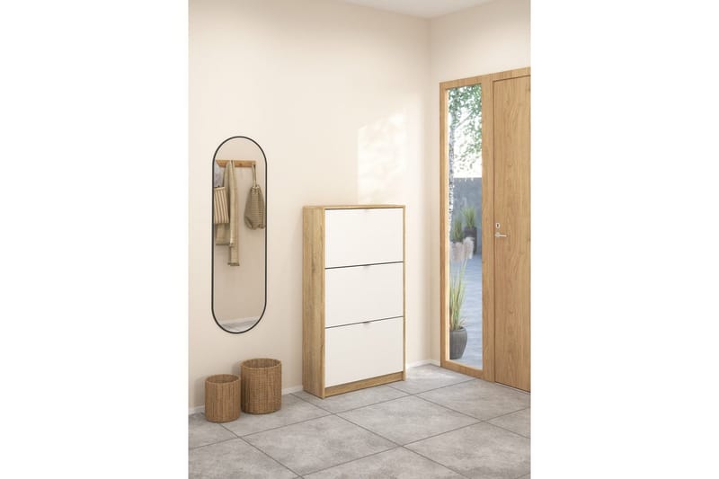 Loranor Skoskåp 70,3 cm - Natur - Förvaring - Skåp - Förvaringsskåp