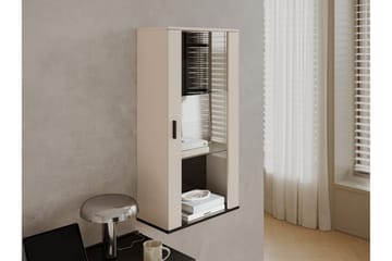 Lyrosen Vitrinskåp 60x112 cm - Beige - Förvaring - Skåp - Vitrinskåp