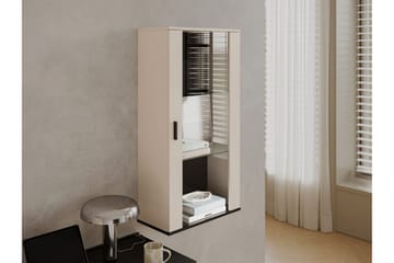 Lyrosen Vitrinskåp 60x112 cm - Beige - Förvaring - Skåp - Vitrinskåp