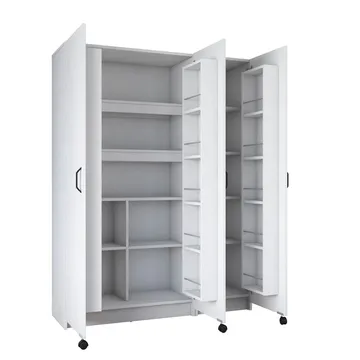 Mardal Förvaringsskåp 135x180x42 cm - Vit - Förvaring - Skåp - Förvaringsskåp