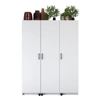 Mardal Förvaringsskåp 135x180x42 cm - Vit - Förvaring - Skåp - Förvaringsskåp