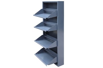 Mayazizi Skoskåp 50 cm - Ljusgrå - Förvaring - Skåp - Förvaringsskåp