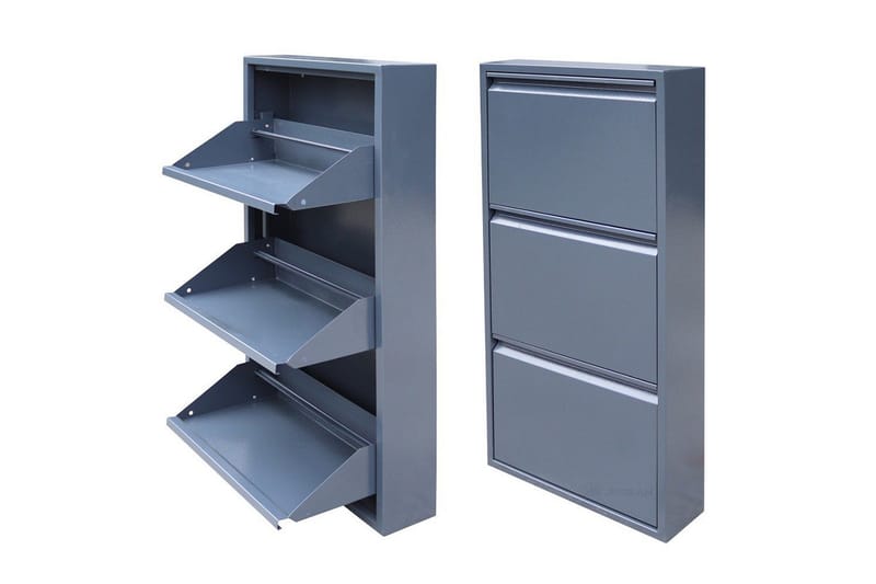 Mayazizi Skoskåp 50 cm - Ljusgrå - Förvaring - Skåp - Förvaringsskåp