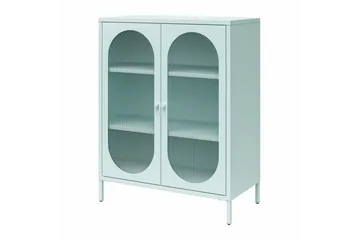 Medicinskåp Loft24 Skåp Luna 80x40x102 cm, Himmelsblå Light Blue,Blå - Förvaring - Skåp - Förvaringsskåp - Säkerhetsskåp - Medicinskåp
