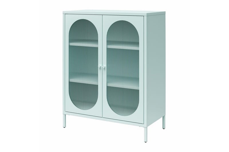 Medicinskåp Loft24 Skåp Luna 80x40x102 cm, Himmelsblå Light Blue,Blå - Förvaring - Skåp - Förvaringsskåp - Säkerhetsskåp - Medicinskåp