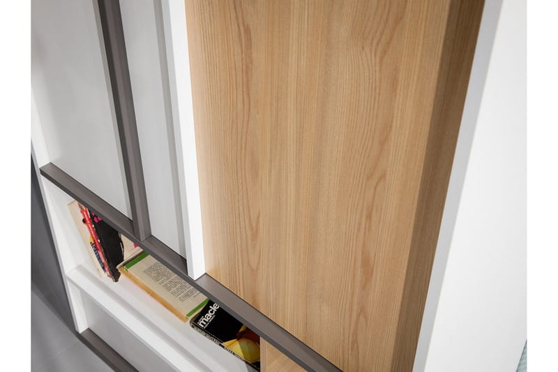 Metropolitan Highboard - Brun/Vit/Ljusgrå/Svart - Förvaring - Skåp - Förvaringsskåp