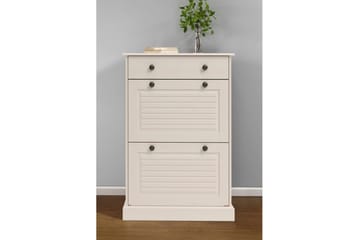 Mille Skoskåp 75x105 cm - Vit - Förvaring - Skåp - Förvaringsskåp