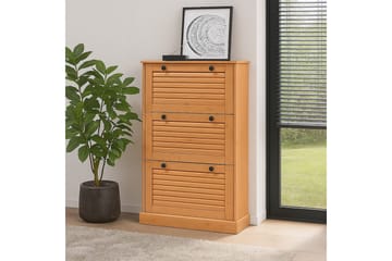 Mille Skoskåp 75x130 cm - Brun - Förvaring - Skåp - Förvaringsskåp