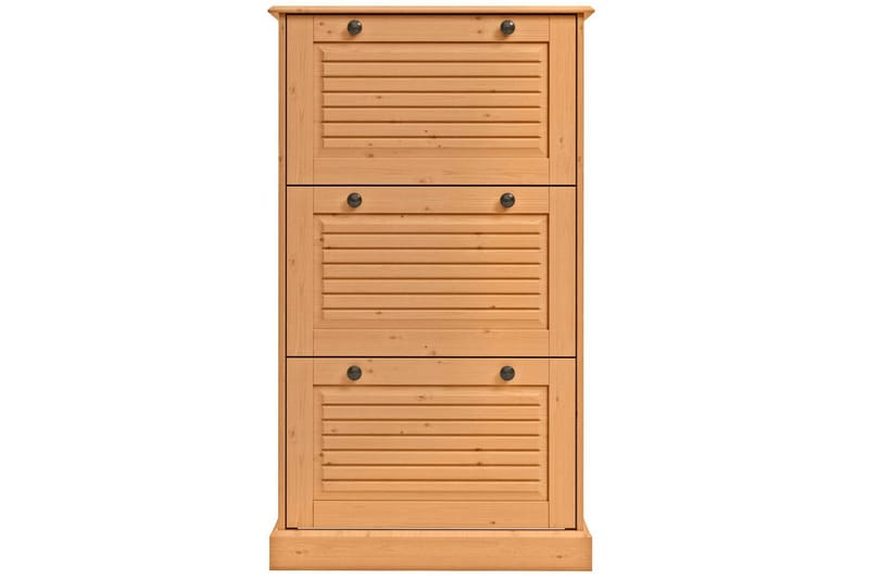 Mille Skoskåp 75x130 cm - Brun - Förvaring - Skåp - Förvaringsskåp