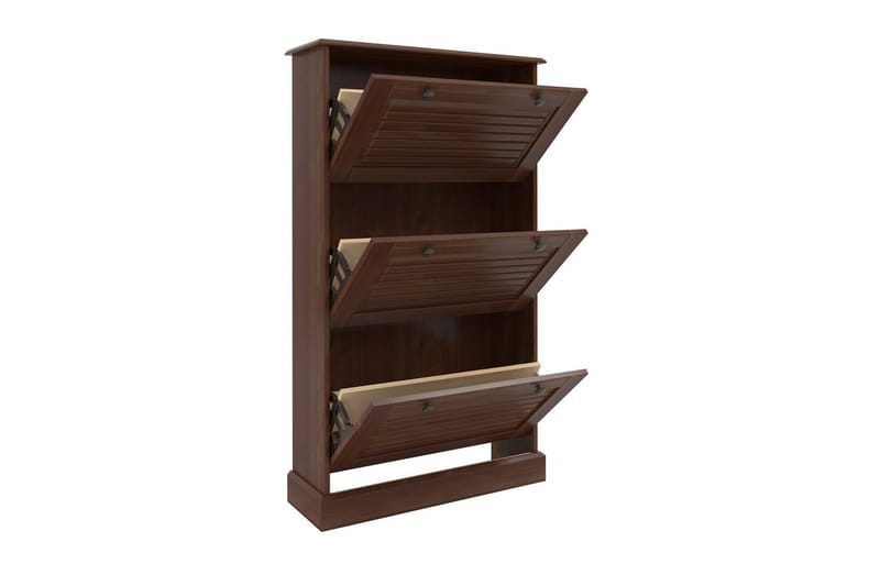 Mille Skoskåp 75x130 cm - Brun - Förvaring - Skåp - Förvaringsskåp