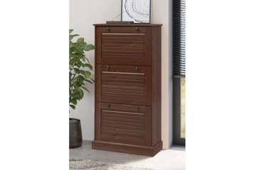Mille Skoskåp 75x130 cm - Brun - Förvaring - Skåp - Förvaringsskåp