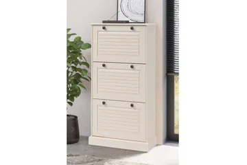 Mille Skoskåp 75x130 cm - Vit - Förvaring - Skåp - Förvaringsskåp