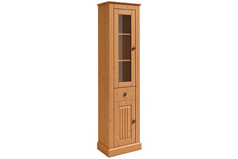 Mille Vitrinskåp 47x182 cm, Brun