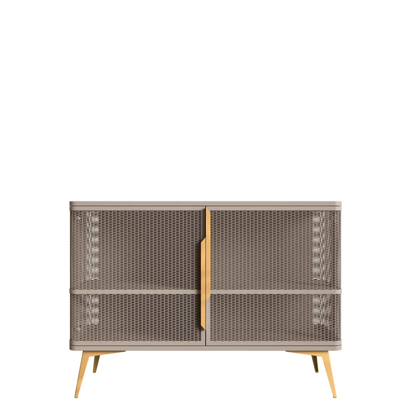 Mireva Skänk 120 cm, beige, guld