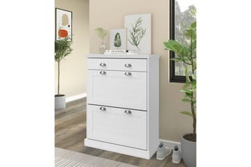 Motala Skoskåp 80x105 cm - Vit - Förvaring - Skåp - Förvaringsskåp