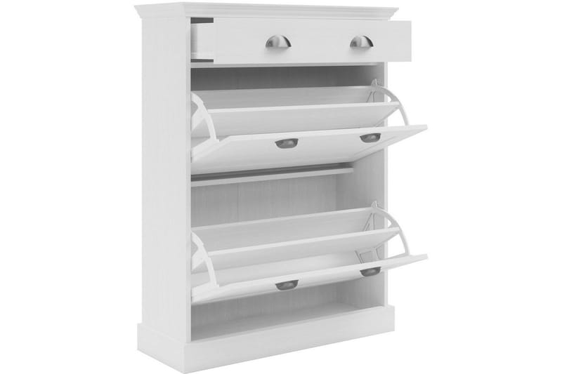 Motala Skoskåp 80x105 cm - Vit - Förvaring - Skåp - Förvaringsskåp