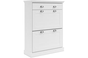 Motala Skoskåp 80x105 cm - Vit - Förvaring - Skåp - Förvaringsskåp