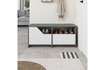 Nexus Skoskåp 105 cm - Grå/Vit - Förvaring - Skåp - Förvaringsskåp