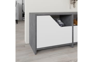 Nexus Skoskåp 105 cm - Grå/Vit - Förvaring - Skåp - Förvaringsskåp