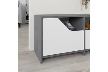 Nexus Skoskåp 105 cm - Grå/Vit - Förvaring - Skåp - Förvaringsskåp