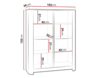 Norrhassel Skänk 103 cm - brun - Förvaring - Skåp - Förvaringsskåp