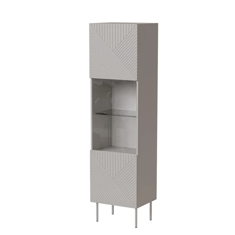 Norrs Vitrinskåp 51 cm - beige - Förvaring - Skåp - Vitrinskåp