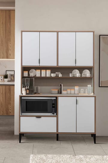 Olyros Förvaringsmöbel 127x190 cm - Vit - Förvaring - Skåp - Förvaringsskåp