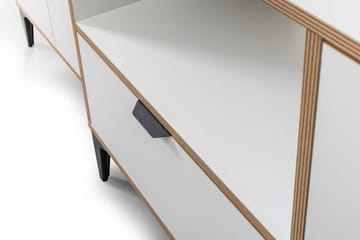 Olyros Förvaringsmöbel 127x190 cm - Vit - Förvaring - Skåp - Förvaringsskåp