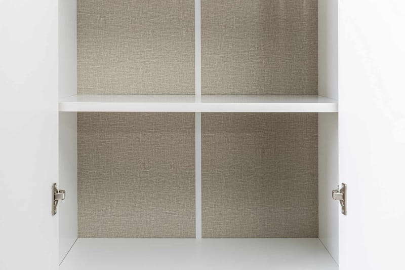 Olyros Förvaringsmöbel 127x190 cm - Vit - Förvaring - Skåp - Förvaringsskåp