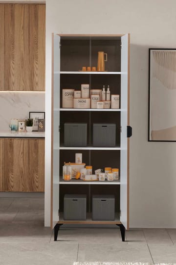 Olyros Garderob 65x190 cm - Vit - Förvaring - Skåp - Förvaringsskåp