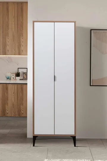 Olyros Garderob 65x190 cm - Vit - Förvaring - Skåp - Förvaringsskåp